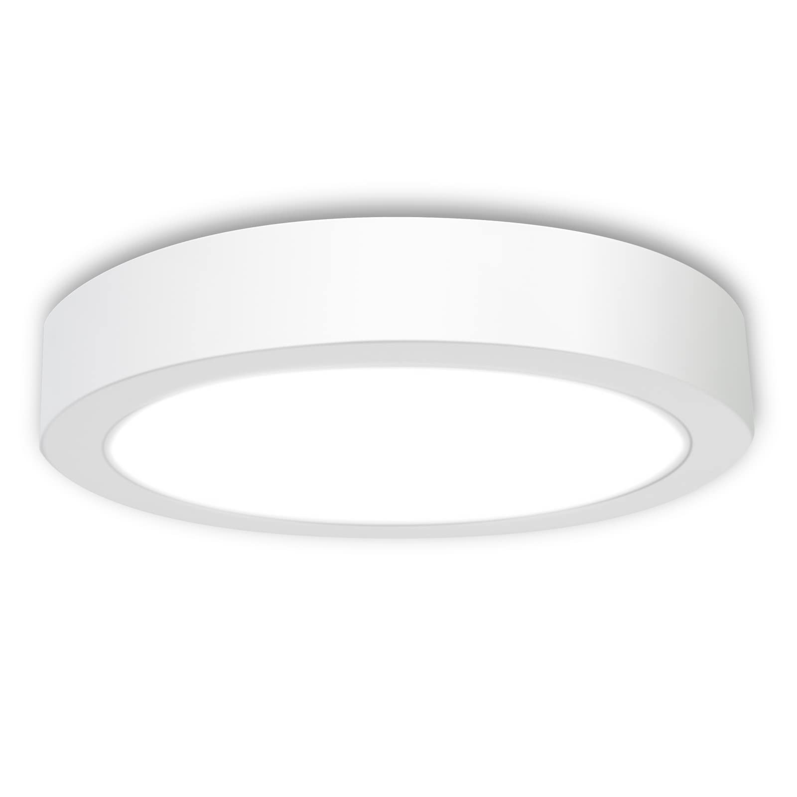 EXTRASTAR Ceiling Lights 24W, 2600LM Modern Round Led Ceiling Light, 157W Equivalent, Ø220 mm Ceiling Light Fixture for Kitchen, Bedroom, Living Room, Hallway - Daylight White 6500K