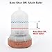 MoKo Essential Oil Diffuser, 100ml Aromatherapy Mist Humidifier, Ultrasonic Air Purifier with 3D Effect Night Light and Auto Shut-Off, Decorative LED Lamp for Office Home Study Yoga Spa - Multi Color