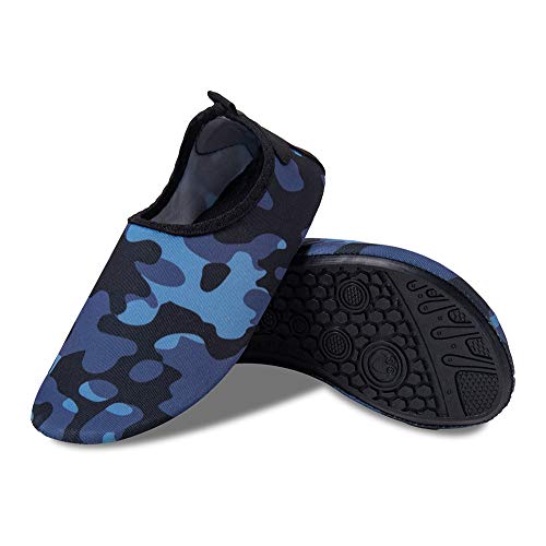 image for WateLves Kids Water Swim Shoes Barefoot Aqua Socks Shoes Quick Dry Non