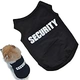 Small Dog Shirt, Voberry® Fashion Pet Puppy Clothes Summer Quote Security Cotton Costumes Pet Dog Cat Funny Shirt T Shirt Black (M)