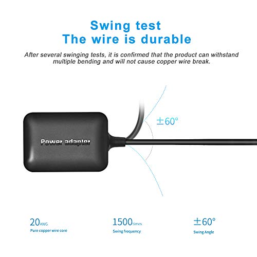 IBERS DC 12V Baby Swing Power Cord Replacement for 4moms Original Charger Ac Adapter for MamaRoo 4 Infant Seat, 2015 MamaRoo Infant Seat, RockaRoo Power Supply, P/N: OH-1048B1203000U