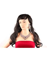 Touchstone - Collar para novia, diseño de Bollywood, color dorado envejecido