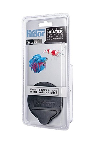 Hydor T20401 4W Slim Aquarium Heater, Black, 3" x 0.25"