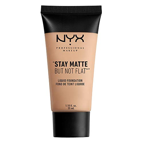 NYX PROFESSIONAL MAKEUP Stay Matte but not Flat Liquid Foundation, Warm, 1.18 Fl Oz