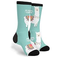 No Drama Llama Novelty Socks For Women & Men One Size - Gifts