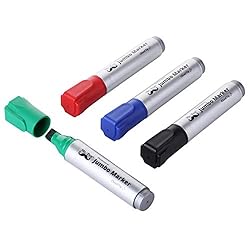 Mr. Pen- Jumbo Permanent Markers, 4 Pack, Assorted