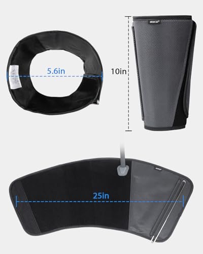 CINCOM Leg Massager for Circulation and Pain Relief FSA - HSA | Air Compression Leg and Calf Massager with 2 Modes 3 Intensities Helpful for Muscles Relaxation Gifts