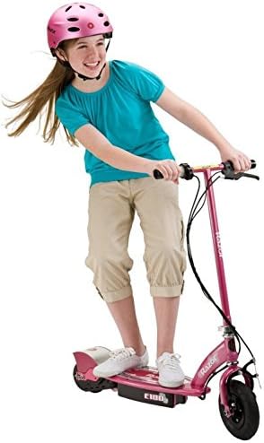 Sporting Goods-Razor ScooterRazor E100 Electric Kids Girls Scooter-Pink-Sport Outdoors-
