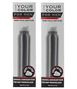 Amazon Com Hair Foam Gradual Haircolor Foam For Men For Gray
