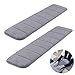 2Pcs Computer Wrist Elbow Pad, Creatiee Upgraded Wrist Rest Arm Pad(Soft, Long-sized), Keyboard Wrist Elbow Support Mat for Office Desktop Working Gaming - Less Elbow Pain (7.9 x 31.5 inch) (Gray)