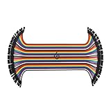 GenBasic 40 Piece Female to Female Jumper Wires (8 Inch)