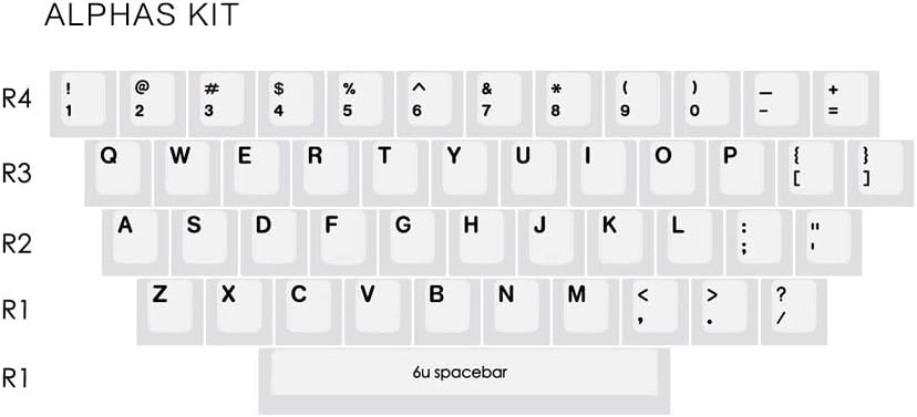 PBT Keycaps, Capacitive Keycaps, Pbt Dye-Sub Keycaps Fc660c Hhkb, Suitable for Topre Switch (13 Auxiliary Kits),2