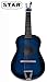Star MG50-BL Kids Acoustic Toy 6 Strings Guitar 23-Inches, Color Blue