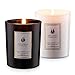 Lavender&Vanilla Scented Candles with Natural Essential Oils, 100% Eco-Friendly Soy Wax Aromatherapy Candle Use for Romantic Wedding Creative Birthday Gift(2 Pack)