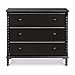 Davinci Jenny Lind Spindle 3-Drawer Dresser in Ebony