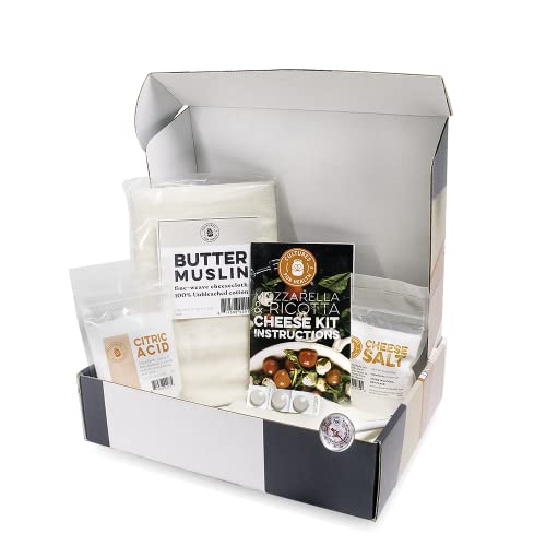 Cultures for Health Mozzarella & Ricotta Cheese Making Kit 5 Piece