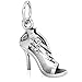 Authentic BELLA FASCINI High Heel Stiletto Shoe Bead Charm - Strappy Buckle - 925 Sterling Silver