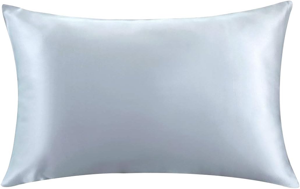 ZIMASILK 100% Mulberry Silk Pillowcase for Hair and Skin,Both Side 19 Momme Silk, 1pc (Queen 20''x30'', Dark Grey): Home & Kitchen