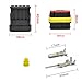 MUYI 10 Kit 5 Pin Way Waterproof Electrical Connector 1.5mm Series Terminals Water Resistend