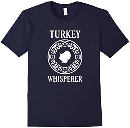 Men's Turkey Whisperer T Shirt -Funny Turkey Lover T Shirts XL Navy