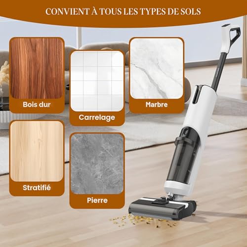 Vacuum Cleaner Filter for Dreame H12 Pro, 2 HEPA Filters + 2 Roller Nrosses + 1 Cleaning Brush, for Dreame H12 Pro Vacuum Cleaners