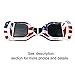GameXcel Sticker for Hover Board - Skin for Self-Balancing Electric Scooter - Decal for Self Balance Mobility Longboard - Smart Protective Cover Vinyl Case for 2 Wheel Scooter Board