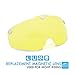 VICTGOAL Bike Helmet Strong Magnetic Helmet Goggles Visor for VG103 Bicycle Helmet (Yellow)