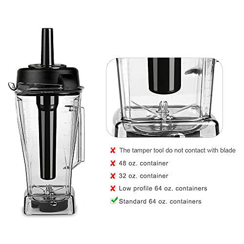 Tamper Tool Blender Replacement Parts Compatible with Vitamix Standard
