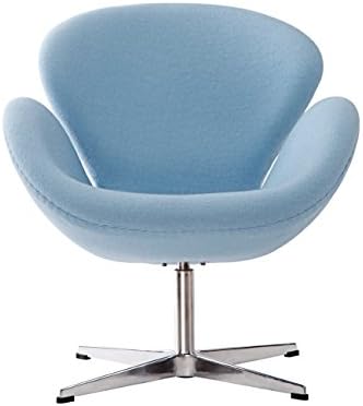 MCM Arne Jacobsen Style Swan Chair, Blue