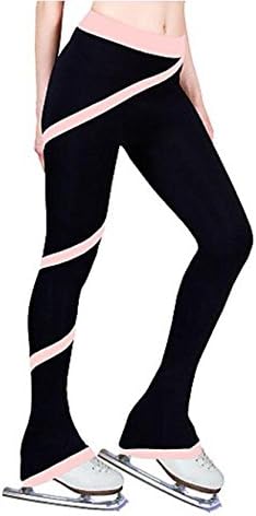 Skating Dress Figure Skating Pants Women's Kid's Girls' Ice Thermal/Warm Sweat-wicking Practise Activewear Skating Wear High Elasticity, M