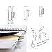 Paper Clips，750pcs Silver Small/Medium/Jumbo Size Paper Clips for School/Office and Personal Document Organization (28/33/50mm)