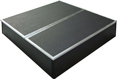 Control Acoustics Portable Stage with Rubber Diamond Mat Surface 3 x 3 ft.