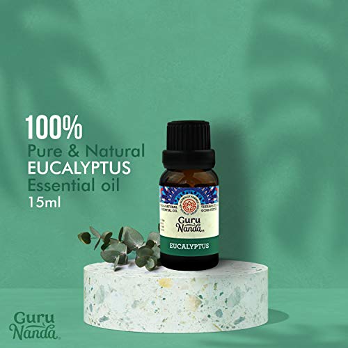 GuruNanda Eucalyptus Essential Oil 100 Pure Therapeutic Grade