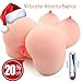 Male Masturbator for Men-LONOVE 3D Realistic Sex Doll,Silicone Stroker Sex Toy with Vagina/Pussy Anus Tunnels,As Gift Bullet Vibrator for Men Maximum Pleasure Relaxing Tool