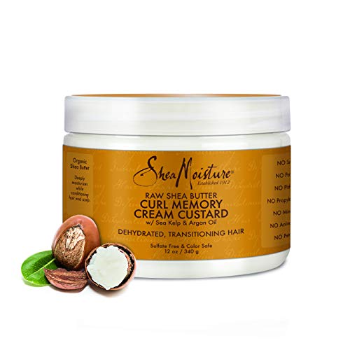 Shea Moisture Raw Butter Curl Memory Custard Cream for Unisex, 12 Ounce