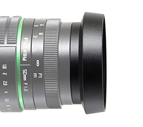 Fotasy Metal Screw-In Lens Hood for Panasonic Lumix 14mm