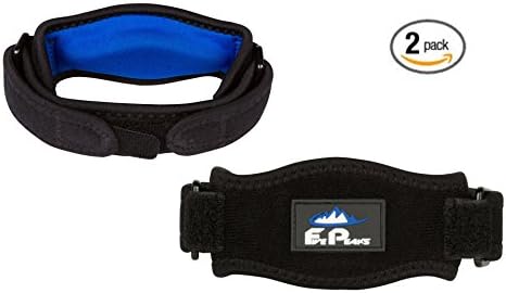 The Ultimate Tennis Elbow Brace - Five Peaks' Tennis Elbow Brace - Set Of 2 - Put Just Enough Pressure To Aid The Healing Process Of Your Arm - 2 Firm Compression Pad - 4 Long Velcro Straps