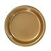 Hanna K. Signature Collection 100 Count Plastic Plate, 7-inch, Gold