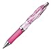 Zebra Nu Spiral CC Ballpoint 0.7 mm Pen, Clear Pink/Black Ink (BA51-CP)