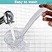 Fit Meal Prep Plastic Punch Bowl Ladle - Clear Serving Spoon for Dressings, Soup, Sauce, Fruit Juices in Cocktail Parties Banquets Catering, Disposable Commercial Grade Acrylic Scoop [Pack of 4] 5 oz
