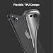RANVOO iPhone 8 Case, iPhone 7 Case, [Aurora Series] Soft TPU Case Ultra Thin Slim Fit Anti-Fingerprint Rubber Cover, iPhone 8 case/iPhone 7 Case 4.7 Inch, Matte Black