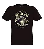 Ethno Designs - Vintage Iron- Mens Hot Rod T-Shirt Old School Rockabilly Retro Style