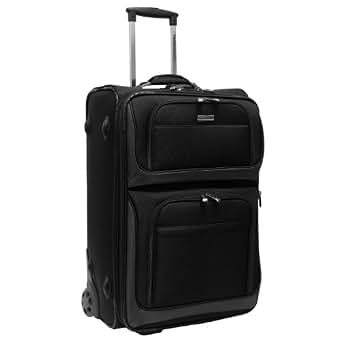 rolling suitcase with compartments