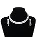 Flowergirl Bridesmaid Bridal Wedding Party 3-Row Rhinestone Necklace Earring Set
