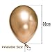 HoveBeaty Gold Balloons Chrome Shiny Metallic Latex 12 Inch Thicken Balloons 50 Pack for Wedding Party Baby Shower Christmas Birthday Carnival Party Decoration Supplies