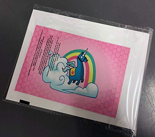 Rainbow Unicorn Pink Background Design Xbox One Controller Vinyl Decal Sticker Skin by egeek amz [video game]