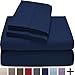 Ivy Union Premium Ultra-Soft Microfiber Sheet Set Twin Extra Long, Twin XL (Dark Blue)