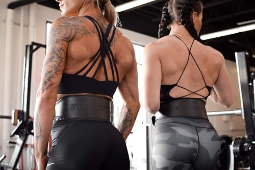 Gymreapers Weight Lifting Belt - 7MM Heavy Duty Pro Leather Belt with Adjustable Buckle - Stabilizing Lower Back Support 4 Inches Wide For Weightlifting, Bodybuilding, Cross Training