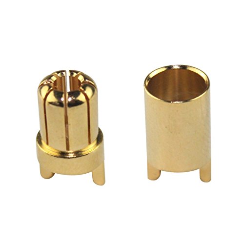 Lot(5) AMASS 6.5mm Bullet Connector Male Female Set Wire Connectors,RC Lipo Vechile Wire Power Connector