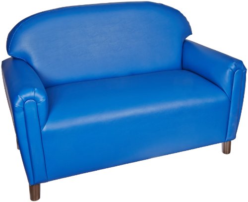 Brand New World School Age Premium Vinyl Upholstery Sofa - Blue
